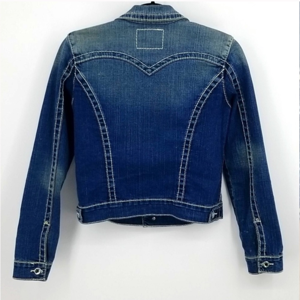True Religion Disco Emily Jean Jacket SZ L - Picture 2 of 5